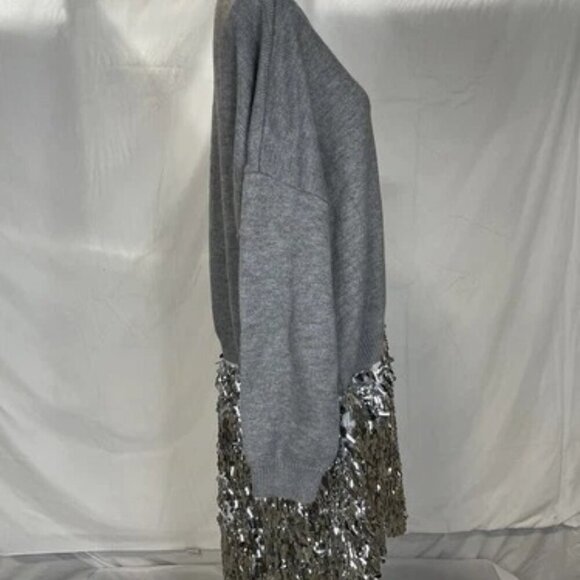 NEW ANTHROPOLOGIE X MARE Women's Sweater Dress Long Sleeve Knit Sequin Size 3X - Picture 3 of 6